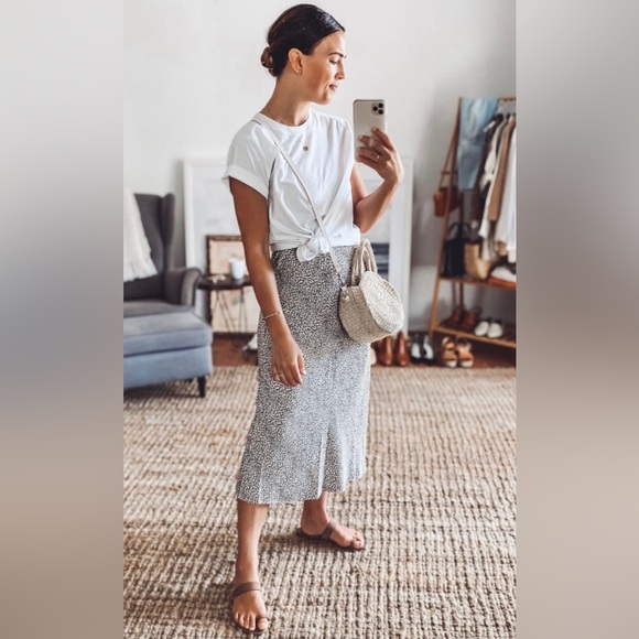 Jenni Kayne Dresses & Skirts - JENNI KAYNE Leopard Slip Skirt SIZE SMALL